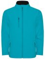 Heren Softshell Jas Nebraska Roly SS6436 Aquamarine